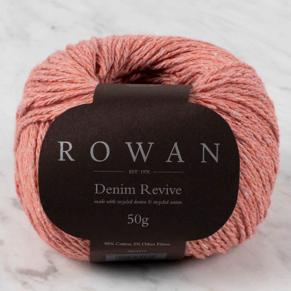 Rowan Denim Revive 50gr Gül Kurusu El örgü İpi - 00220